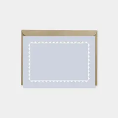 Sawtooth Border Note Cards VIII