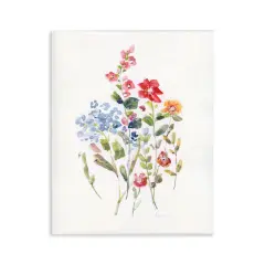 Stupell Industries Mixed Wildflower Buds Wall Plaque Art Design by Sally Swatland