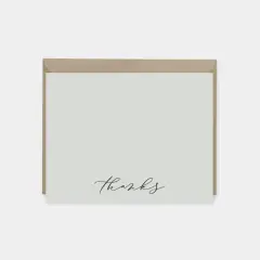 Thanks Wedding Note Cards IV