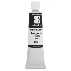 Art Spectrum Artists' Oil Paint - Transparent Black, 40 ml