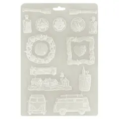 Stamperia Soft Maxi Mould A4-Silent Sea