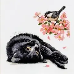 Swallow singing Counted cross stitch kit 1112A