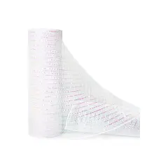 10" Iridescent Foil Mesh Ribbon: White (10 Yards)