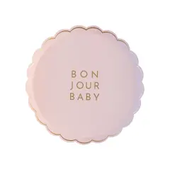 BONJOUR BABY PETAL PINK SMALL PLATES