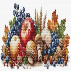 Autumn Harvest BU5071L Counted Cross-Stitch Kit
