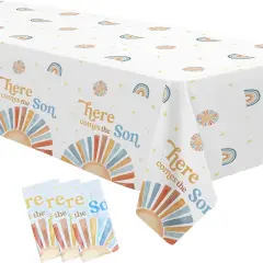 Here Comes The Son Baby Shower Tablecloth