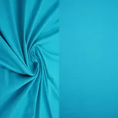 1 Yard DTY Brushed Solid Fabric Soft Stretch Smooth Texture 58/60" Wide Aqua