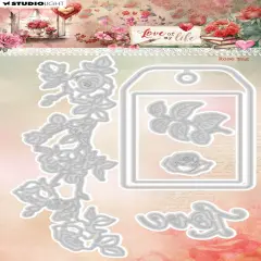 Studio Light Loved Of My Life Cutting Die-Nr. 951, Rose Tag