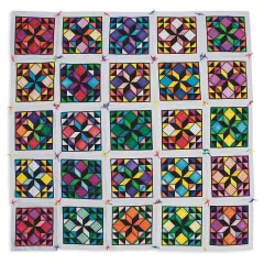 Velvet Collaborative Art Wall Hanging Quilt Pattern Kit