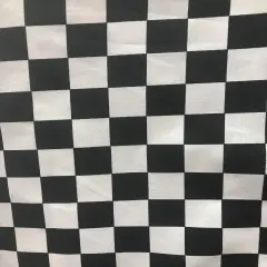 1 Yard Classic Black/White Checkerboard Poly Cotton fabric 59/60 Inch Width