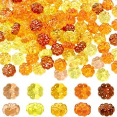 120Pcs Mini Pumpkins Ornaments Pumpkin Vase Filler