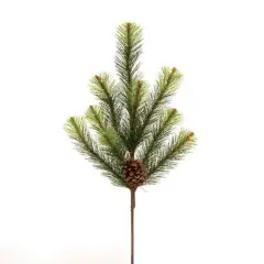 Empire Pine Spray With Pinecone 24"