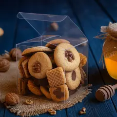 Auto Lock Bottom Food Safe Box 4" x 4" x 4" 25 pack FPLB56