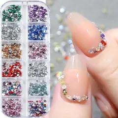 2000pcs 3D Flatback Rhinestones for Nails