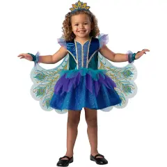 Girls Tutu Peacock Fairy Halloween Costume Small size 3T