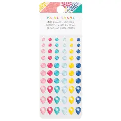Paige Evans Adventurous Enamel Dots-60/Pkg