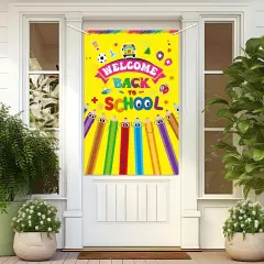 Back to School Door Banner - Yellow