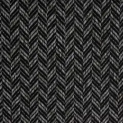Chevron Durable Upholstery Fabric Ebony