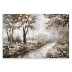 Stupell Industries Misty Forest Stream Wall Plaque By Nan