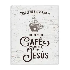 Stupell Industries Caf&eacute; y Jes&uacute;s Canvas Wall Art