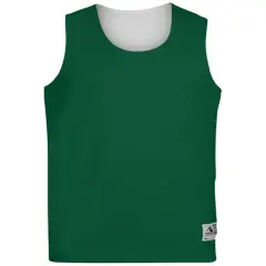 Augusta Sportswear&reg; Youth Reversible Sleeveless Jersey DARK GREEN/ WHT