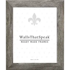 24x30 Picture Frame Bauhaus 125, 1.25" MDF Wood Composite Moulding, Faux Woodgrain Wall Display Frame for Art, Posters, or Photos by wallsthatspeak Gray