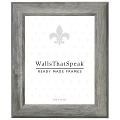 Arthur 1.5", Gray Barnwood Picture Frame by wallsthatspeak