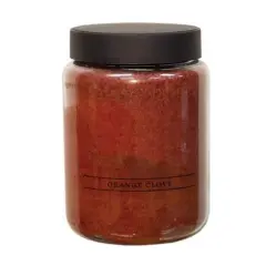 26 Ounce Orange Clove Paraffin Wax Jar Candle with Sweet and Spicy Fragrance