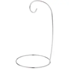 Bard's Silver Ornament Stand, 7" H x 4" W x 4" D