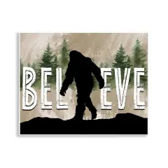 Stupell Industries Believe Rustic Mythical Creature Wall Plaque Design by Nicole DeCamp