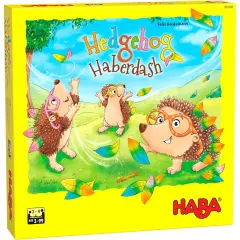 HABA Color Matching Memory Game for 3 Year Olds & Up - Hedgehog Haberdash - Children's Board Game for Family Night and Preschool Learning Multicolor