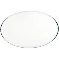 Plymor 5" Round, 3mm Thick Beveled Glass Mirror Circle