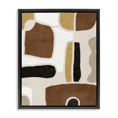 Stupell Industries Earthy Organic Shapes Floating Frame Design by Amber Sterling