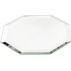 Plymor 3" Octagon, 3mm Thick Beveled Glass Mirror