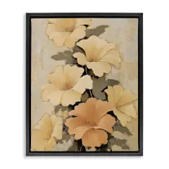 Stupell Industries Muted Vintage Daffodils Floating Frame Design by Franklyn Gregory