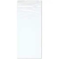 Plymor 8" x 18" (Pack of 100), 2 Mil Zipper Reclosable Plastic Bags