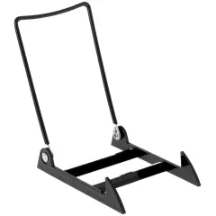 Gibson Holders 4PL Adjustable Black Wire and Black Acrylic Display Easel, 3.875" W x 5.375" D x 6.25" H