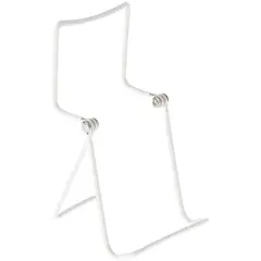 Gibson Holders 3DD Adjustable White Wire 2-Tier Display Easel, 3.625" W x 3.75" D x 7.5" H