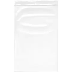 Plymor 6" x 9", 4 Mil with Hang-Hole Heavy Duty Zipper Reclosable Plastic Bags