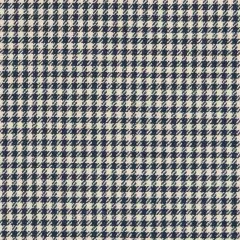 Check Navy - Blue Check & Houndstooth,Small Scale Upholstery Fabric 54 Inches"