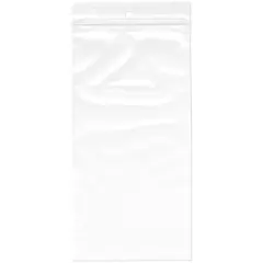Plymor 4" x 8", 2 Mil with Hang-Hole Zipper Reclosable Plastic Bags