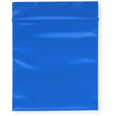 Plymor 3" x 3", Blue 2 Mil Zipper Reclosable Plastic Bags