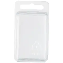 Collecting Warehouse Clear Plastic Clamshell Package / Storage Container, 2.31" H x 1.5" W x 1.25" D
