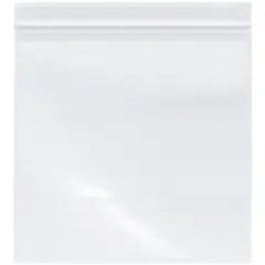 Plymor 8" x 8", 2 Mil Zipper Reclosable Plastic Bags