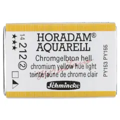 Schmincke Horadam Aquarell Watercolor - Chromium Yellow Hue Light, Full Pan