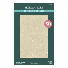 Spellbinders 3D Embossing Folder By Annie Williams-Country Christmas
