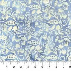 Banyan 83043-41 DANDELION WISHES - Crabapple - Steel Blue 45" Fabric Per Yard