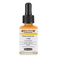 Schmincke Aero Color Professional Airbrush Color - 28 ml, Indian Yellow