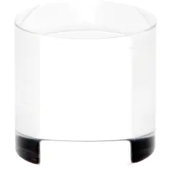 Plymor Clear Acrylic Solid Cylinder Round Display Riser, 1.5" H x 1.5" W