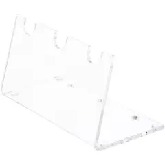 Plymor Clear Acrylic 3 Pens Display Holder, 2.5" H x 4.5" W x 2.5" D